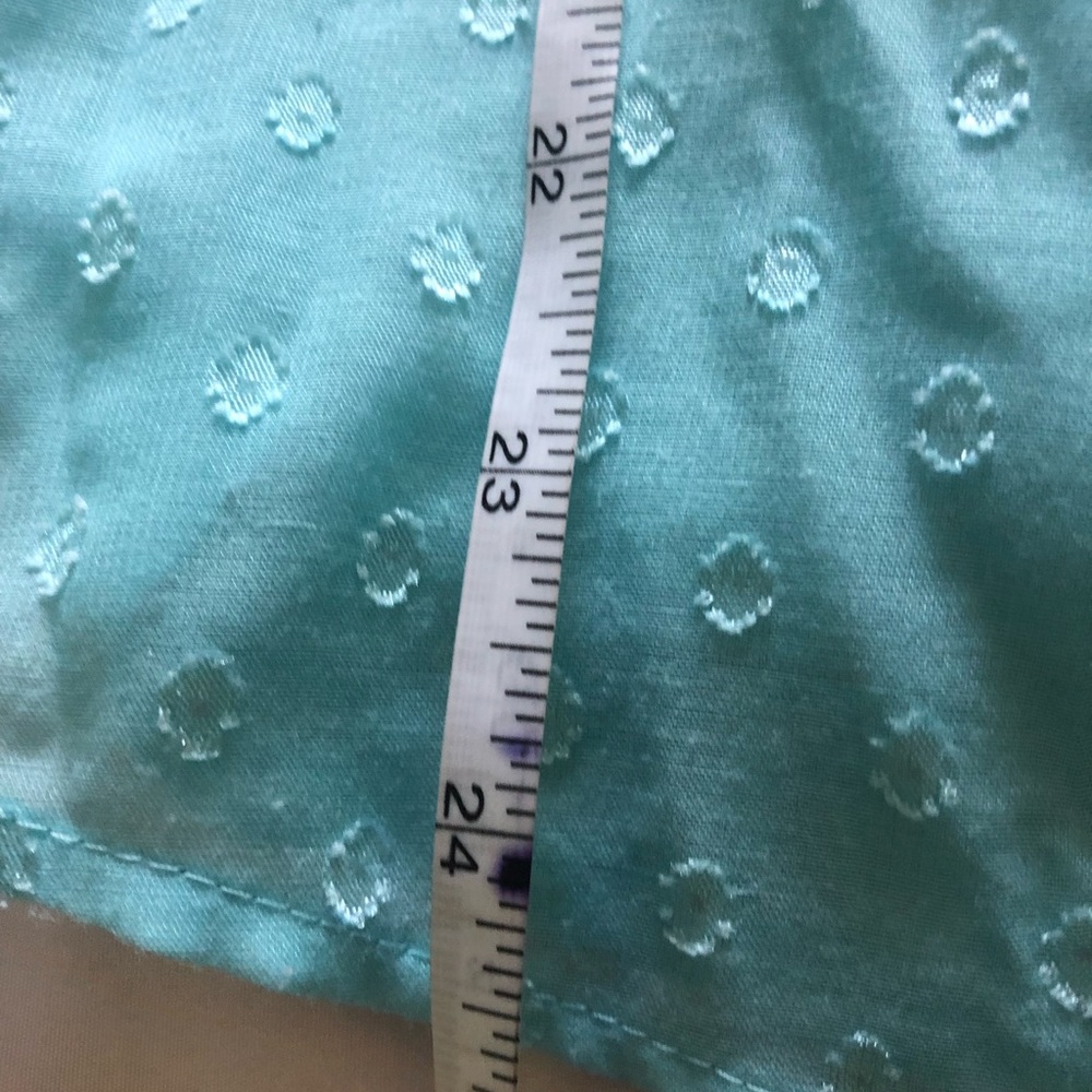 Lilly Pulitzer Aqua Floral Top
